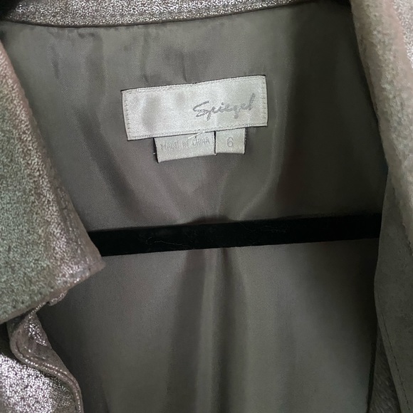 Metallic Faux Leather jacket - Picture 4 of 4